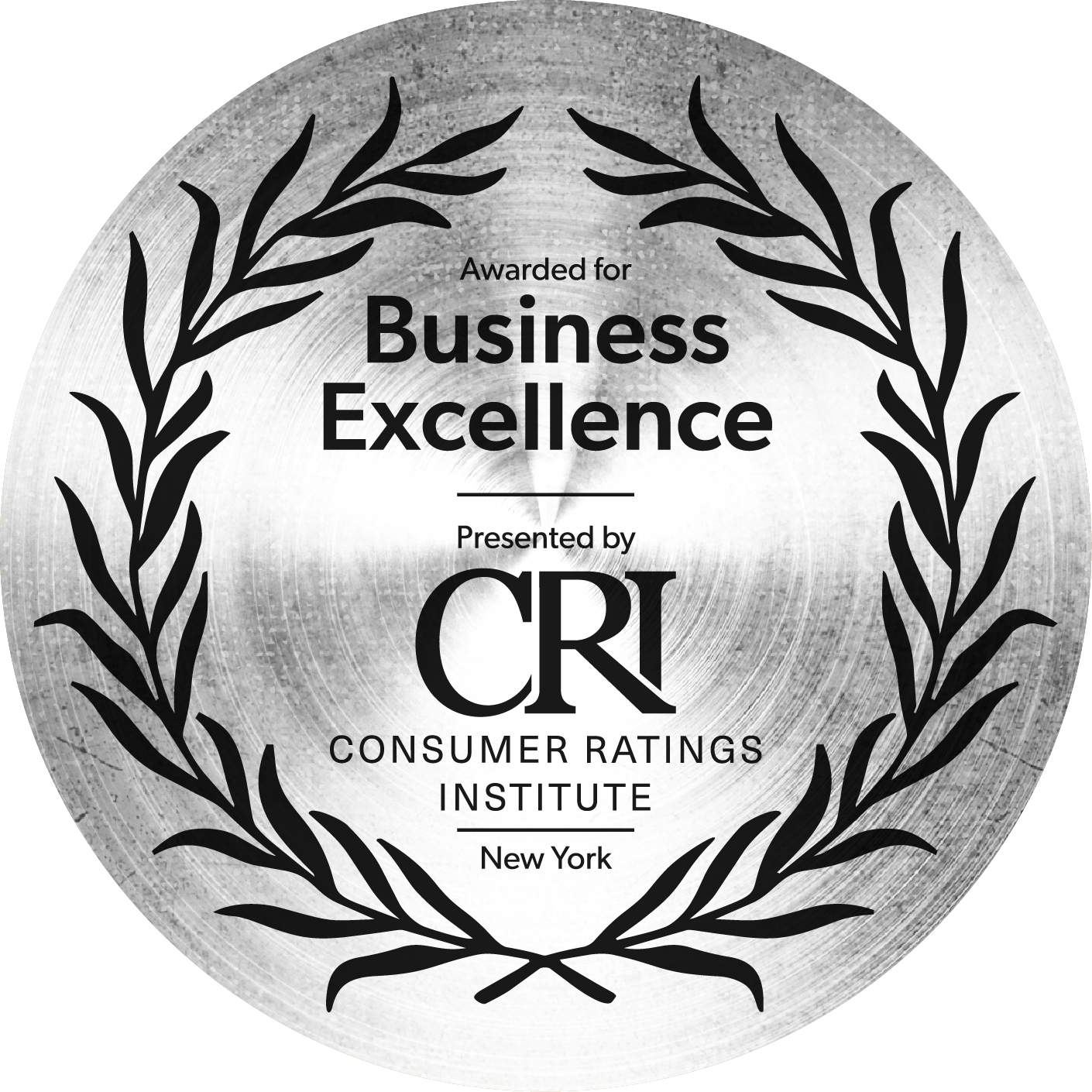Consumer Ratings Institute Business Excellence Award, New York — awarded to Texas Hair Restoration & Wellness Center