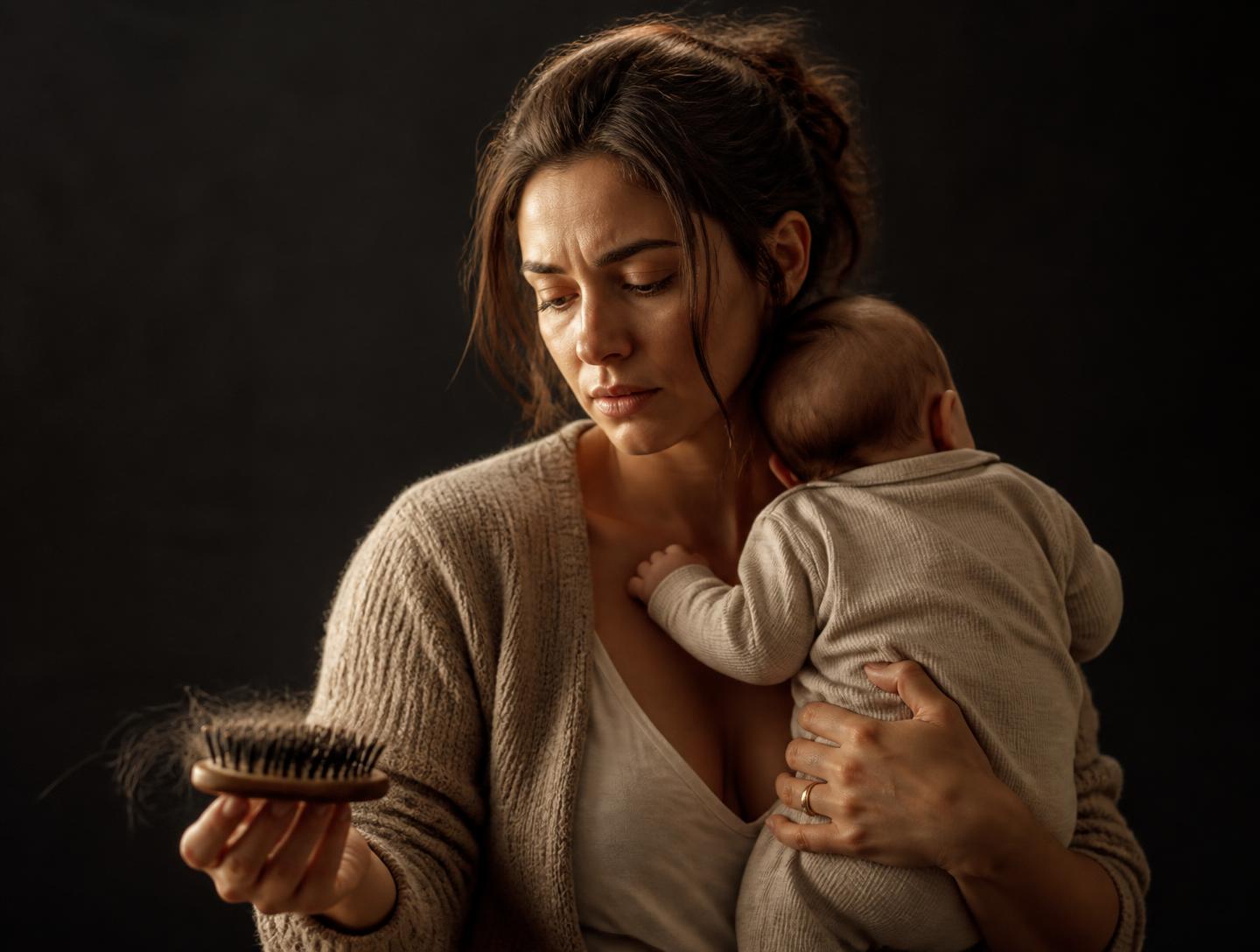 Postpartum shedding lasts longer than they told you