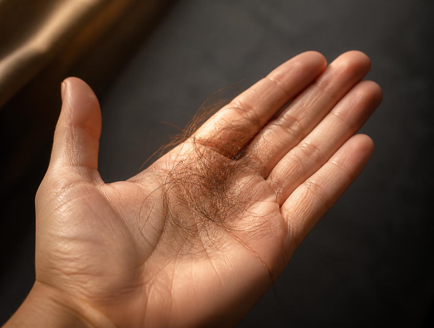 When hair loss arrives suddenly and in patches